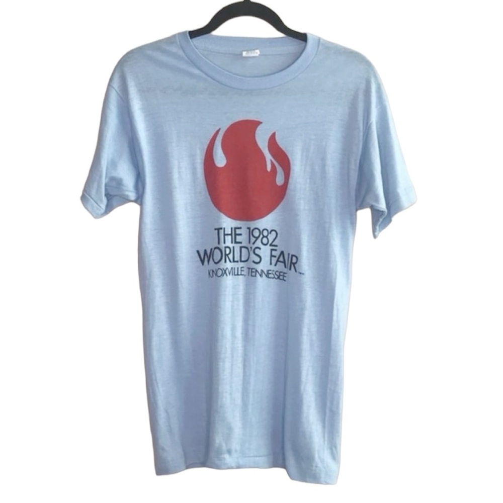 Vintage 1982 World's Fair Tennesee graphic print tee size Large
